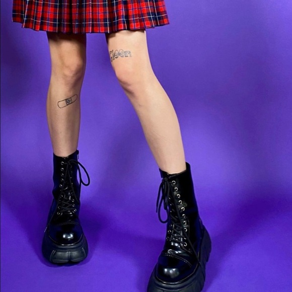 JEFFREY CAMPBELL Leather Platform Boots - Picture 6 of 6
